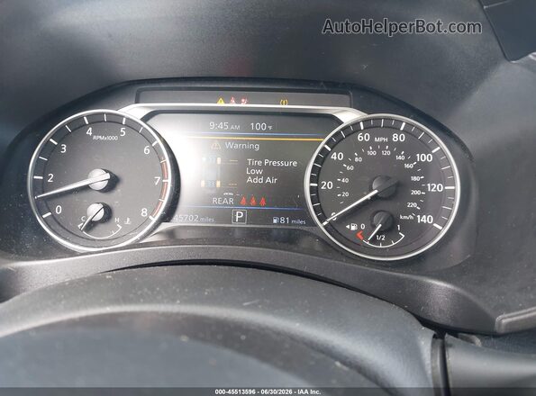1N4BL4DV3SN312905 2025 NISSAN ALTIMA Black Widok tylnych siedzeń