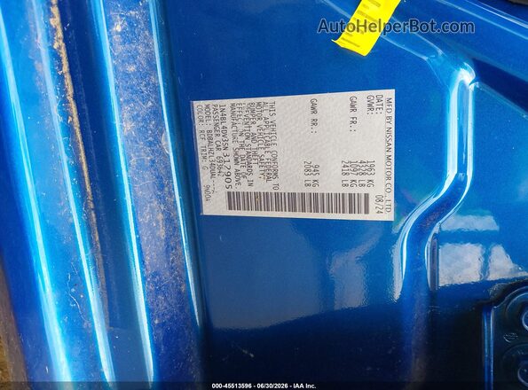 1N4BL4DV3SN312905 2025 NISSAN ALTIMA Black Widok komory silnika