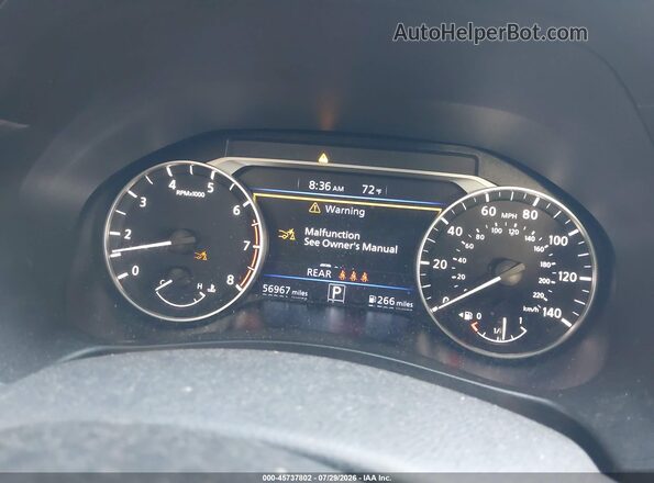 1N4BL4DV3SN323970 2025 NISSAN ALTIMA Maroon Вид задніх сидінь