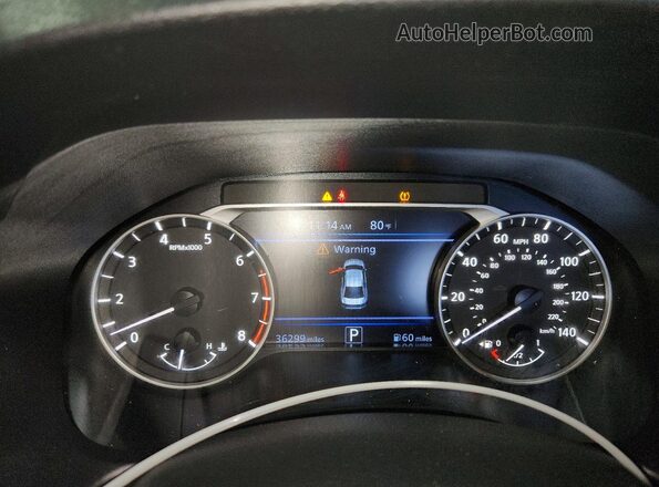 1N4BL4DV3SN376734 2025 NISSAN ALTIMA Black ხელსაწყოთა პანელის ხედი
