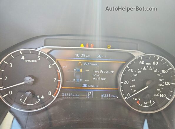 1N4BL4DV3SN389516 2025 NISSAN ALTIMA Silver Vista del cuadro de instrumentos