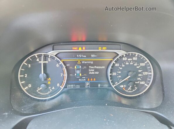 1N4BL4DV3SN398474 2025 NISSAN ALTIMA Black Instrument cluster view