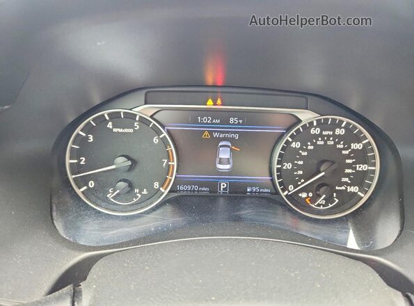 1N4BL4DV4KC135664 2019 NISSAN ALTIMA Белый Вид щитка приборов