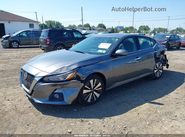 1N4BL4DV4KC143568 2019 NISSAN ALTIMA Gray Vista tres cuartos delantera izquierda