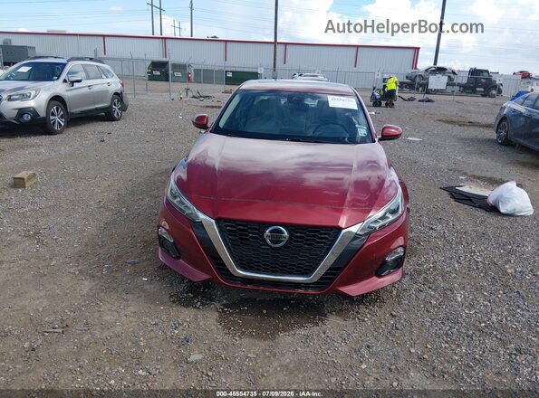 1N4BL4DV4KN309995 2019 NISSAN ALTIMA Burgundy Widok wnętrza z tyłu