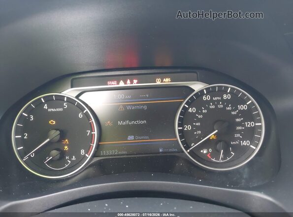 1N4BL4DV4MN355992 2021 NISSAN ALTIMA Black Widok tylnych siedzeń
