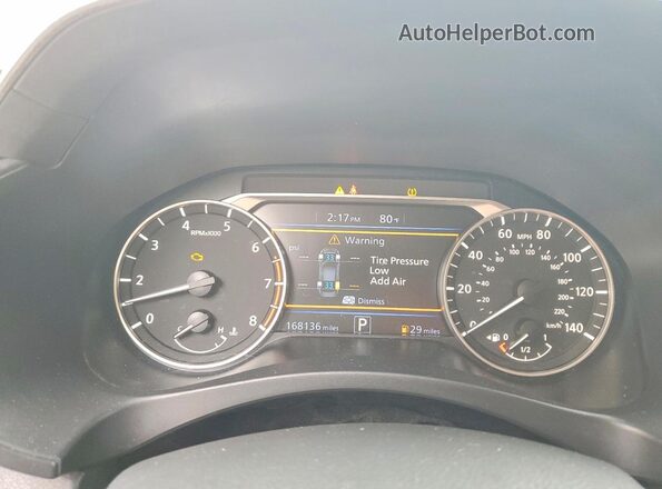 1N4BL4DV4MN414779 2021 NISSAN ALTIMA Gray Вид щитка приладів