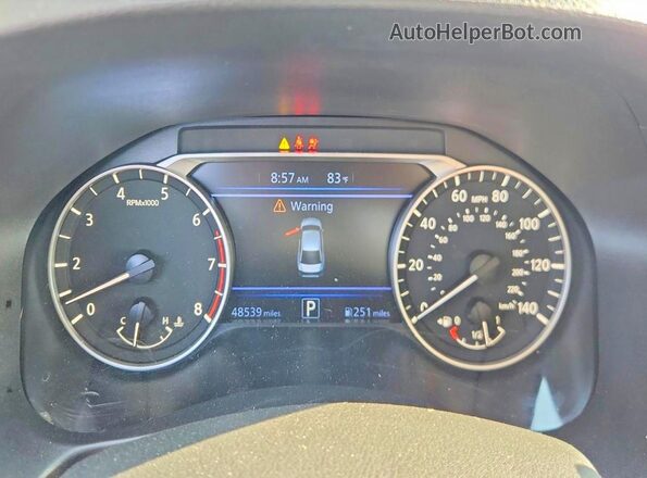 1N4BL4DV4RN393181 2024 NISSAN ALTIMA Серебряный Вид щитка приборов