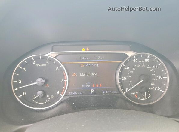 1N4BL4DV4SN320981 2025 NISSAN ALTIMA Gray ხელსაწყოთა პანელის ხედი