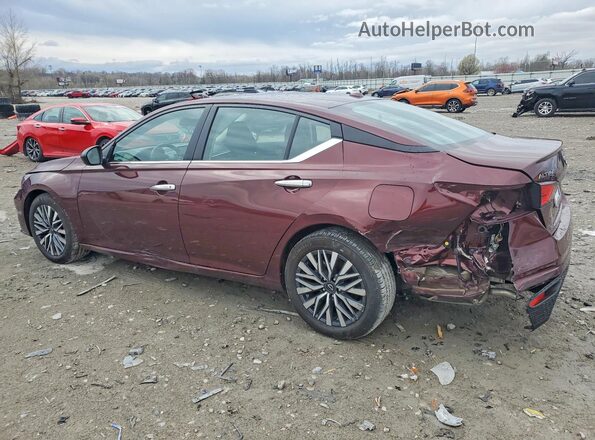 1N4BL4DV4SN395650 2025 NISSAN ALTIMA Burgundy Trasero izquierdo