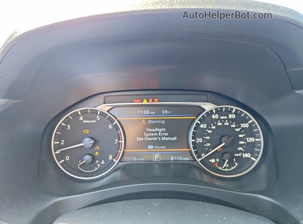 1N4BL4DV4SN401964 2025 NISSAN ALTIMA Black Սարքավորումների վահանակի տեսք