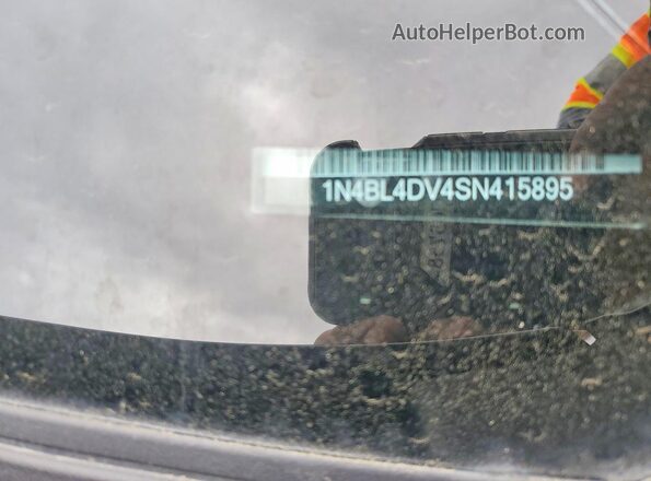 1N4BL4DV4SN415895 2025 NISSAN ALTIMA Gray Vista de la etiqueta del VIN