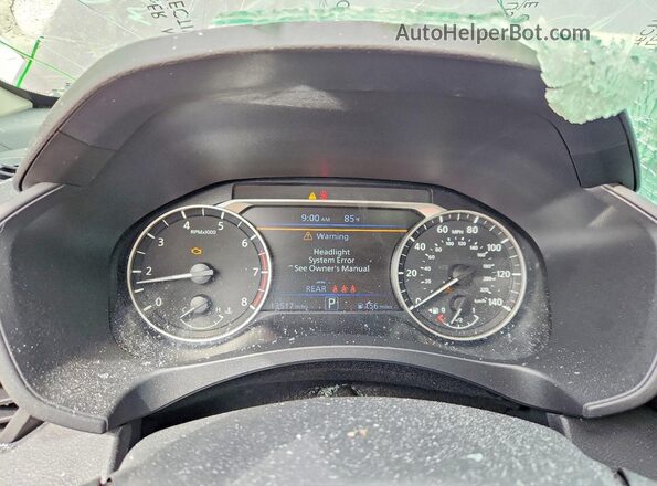 1N4BL4DV4SN427061 2025 NISSAN ALTIMA Maroon Սարքավորումների վահանակի տեսք