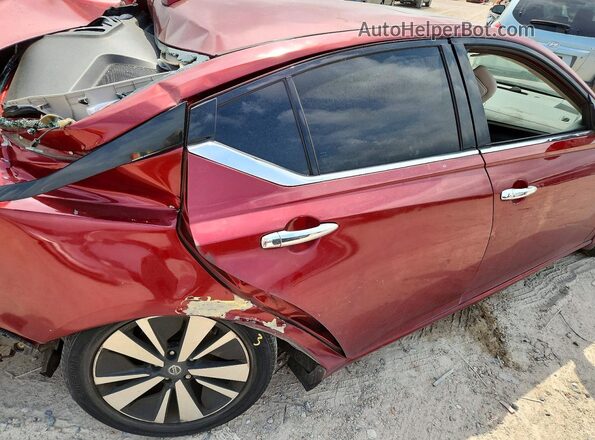 1N4BL4DV5KC146835 2019 NISSAN ALTIMA Красный Вид задних сидений