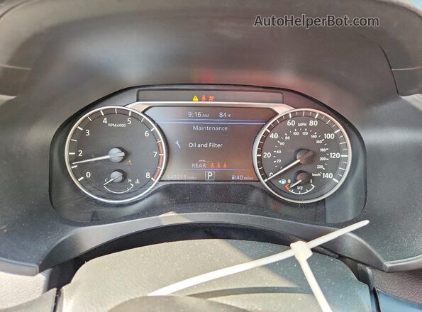 1N4BL4DV5RN329067 2024 NISSAN ALTIMA White Вид щитка приладів