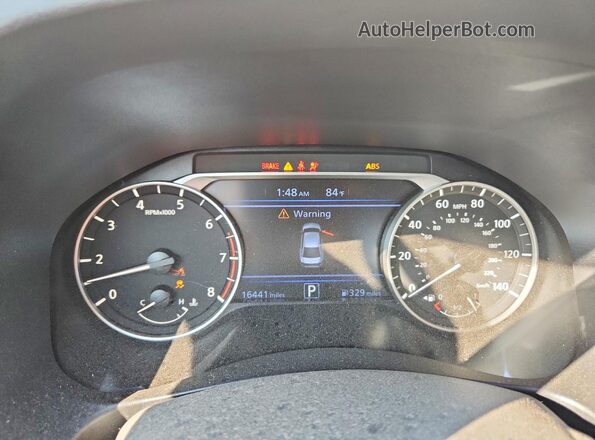 1N4BL4DV5SN369851 2025 NISSAN ALTIMA White Instrument cluster view