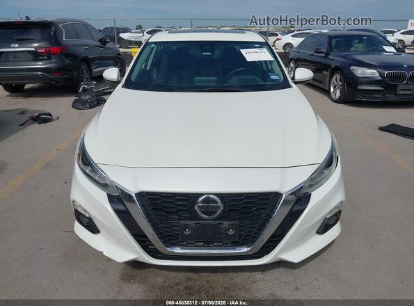 1N4BL4DV6LC224329 2020 NISSAN ALTIMA White Widok zestawu wskaźników