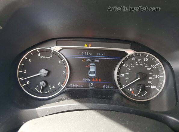 1N4BL4DV6RN395028 2024 NISSAN ALTIMA Gray Вид щитка приладів