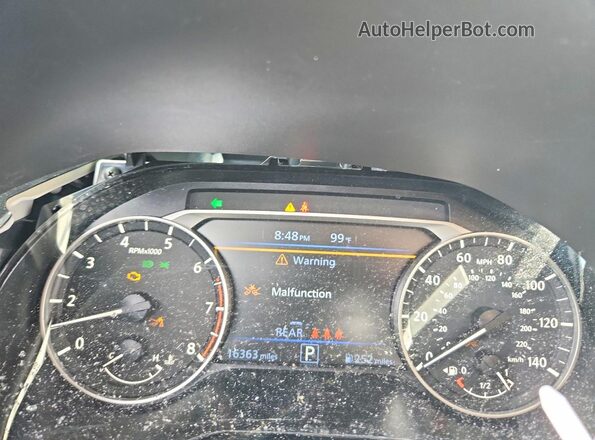 1N4BL4DV6SN425554 2025 NISSAN ALTIMA White Vista del cuadro de instrumentos