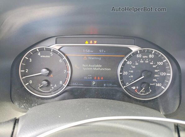 1N4BL4DV6SN433735 2025 NISSAN ALTIMA Silver ხელსაწყოთა პანელის ხედი