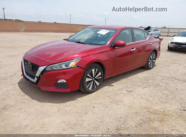 1N4BL4DV7MN390316 2021 NISSAN ALTIMA Red წინა მარცხენა ხედი სამი მეოთხედიდან