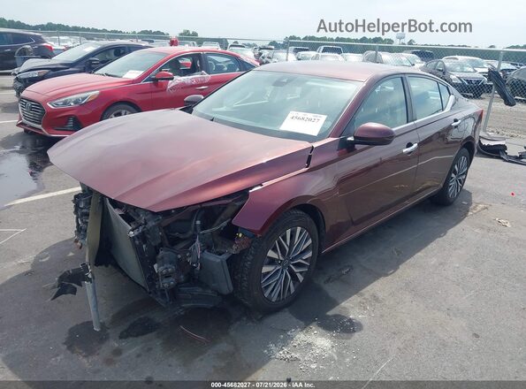 1N4BL4DV7PN346580 2023 NISSAN ALTIMA Maroon Vista tres cuartos delantera izquierda