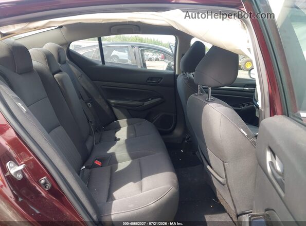 1N4BL4DV7PN346580 2023 NISSAN ALTIMA Maroon Vista de la etiqueta del VIN