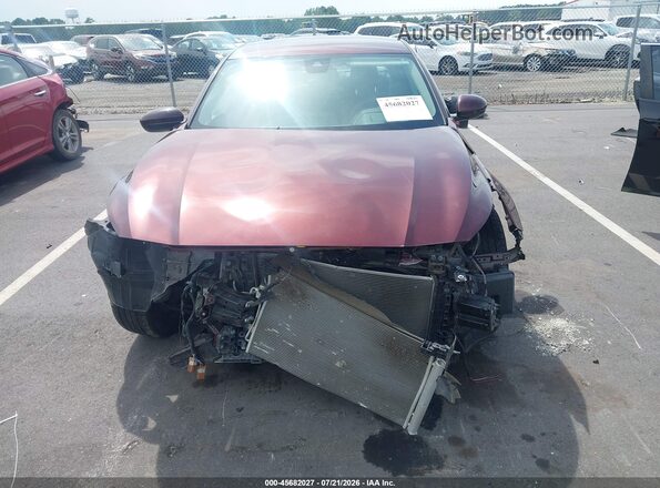 1N4BL4DV7PN346580 2023 NISSAN ALTIMA Maroon Vista interior trasera