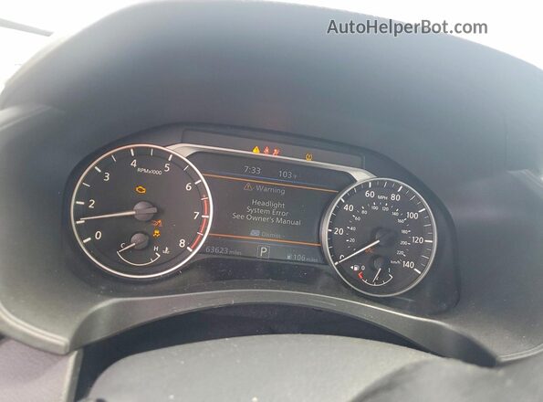 1N4BL4DV7PN351407 2023 NISSAN ALTIMA Silver Widok zestawu wskaźników