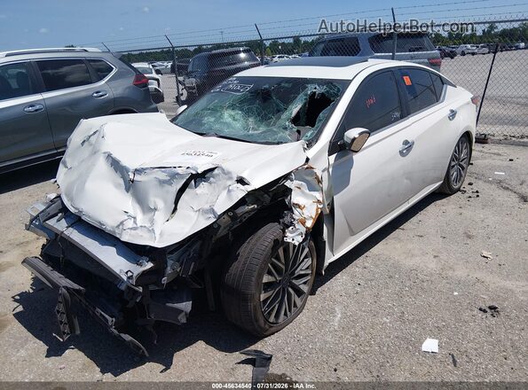 1N4BL4DV7RN353290 2024 NISSAN ALTIMA White წინა მარცხენა ხედი სამი მეოთხედიდან