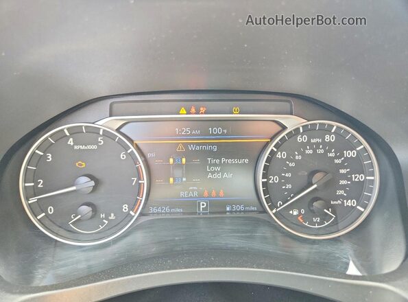 1N4BL4DV7SN337743 2025 NISSAN ALTIMA Gray Instrument cluster view