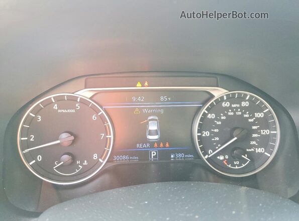 1N4BL4DV7SN386716 2025 NISSAN ALTIMA Silver ხელსაწყოთა პანელის ხედი