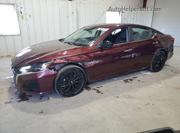 1N4BL4DV7SN407435 2025 NISSAN ALTIMA Burgundy Вид наклейки з VIN-кодом