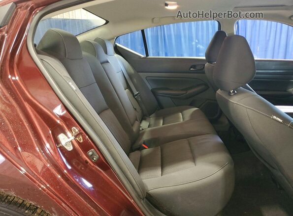 1N4BL4DV7SN407435 2025 NISSAN ALTIMA Burgundy Вид задніх сидінь