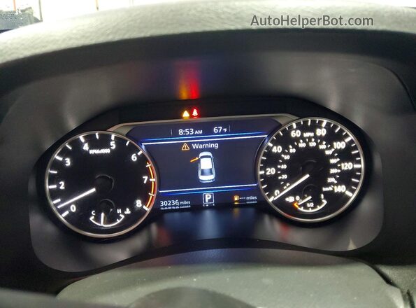 1N4BL4DV7SN407435 2025 NISSAN ALTIMA Burgundy Вид щитка приладів