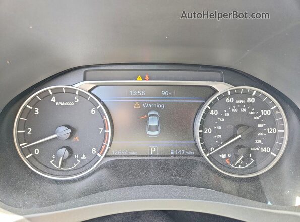 1N4BL4DV7SN409203 2025 NISSAN ALTIMA Gray Սարքավորումների վահանակի տեսք