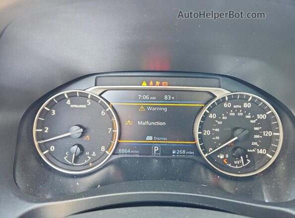 1N4BL4DV7TN313220 2026 NISSAN ALTIMA White Vista del cuadro de instrumentos