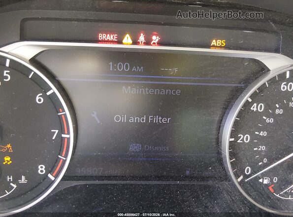 1N4BL4DV8KC126904 2019 NISSAN ALTIMA Черный Вид задних сидений