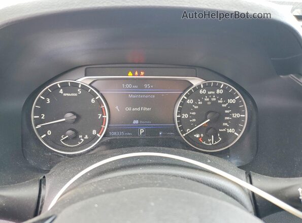 1N4BL4DV8LC181340 2020 NISSAN ALTIMA Red ხელსაწყოთა პანელის ხედი