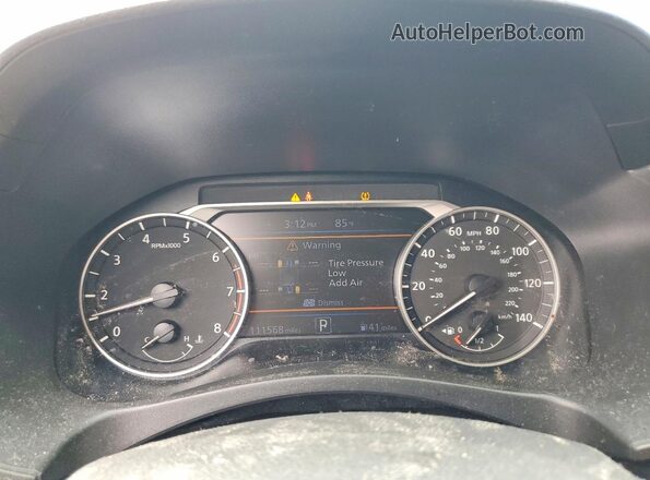 1N4BL4DV8MN342646 2021 NISSAN ALTIMA Black Vista del cuadro de instrumentos