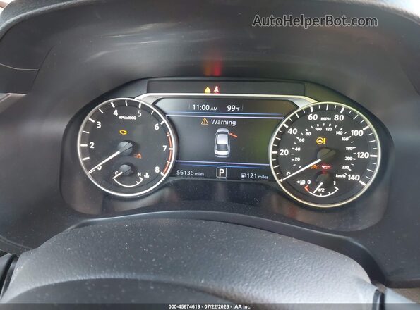 1N4BL4DV8MN345028 2021 NISSAN ALTIMA Gray Vista de los asientos traseros