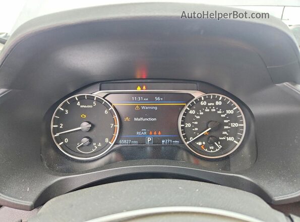 1N4BL4DV8RN322808 2024 NISSAN ALTIMA Gray Вид щитка приладів