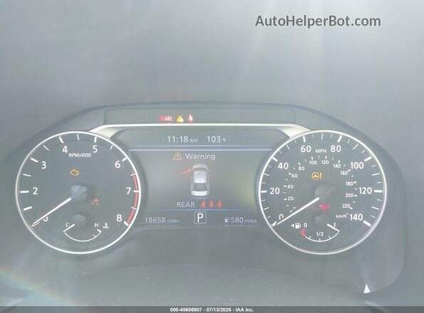 1N4BL4DV8SN422249 2025 NISSAN ALTIMA Silver უკანა სავარძლების ხედი