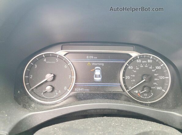 1N4BL4DV9MN336824 2021 NISSAN ALTIMA Black Widok zestawu wskaźników
