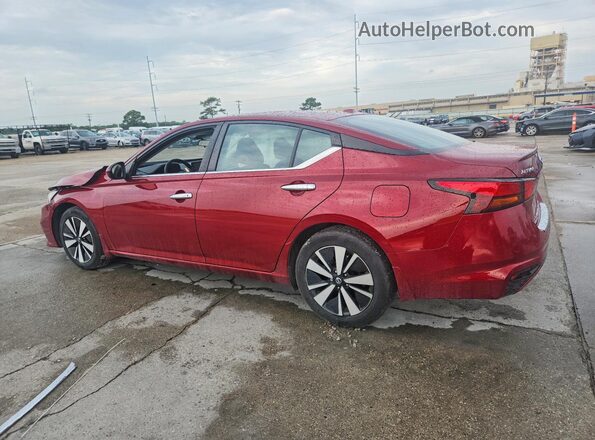 1N4BL4DV9NN372319 2022 NISSAN ALTIMA Burgundy უკანა მარცხენა