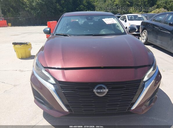 1N4BL4DV9SN326128 2025 NISSAN ALTIMA Burgundy Вид щитка приладів
