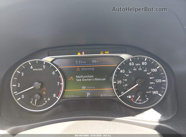 1N4BL4DV9SN326128 2025 NISSAN ALTIMA Burgundy 