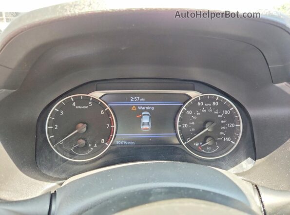 1N4BL4DV9SN363776 2025 NISSAN ALTIMA Белый Вид щитка приборов