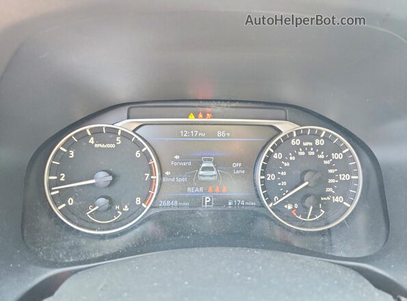 1N4BL4DV9SN369027 2025 NISSAN ALTIMA Black Սարքավորումների վահանակի տեսք