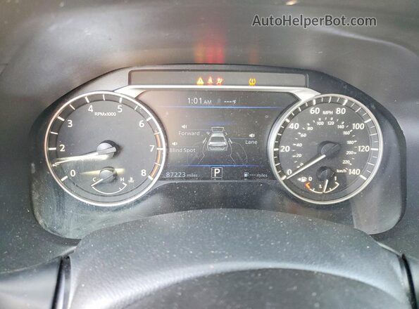 1N4BL4DVXKC170130 2019 NISSAN ALTIMA Black Instrument cluster view